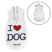 Custom Pet Clothes Print I Love Dog