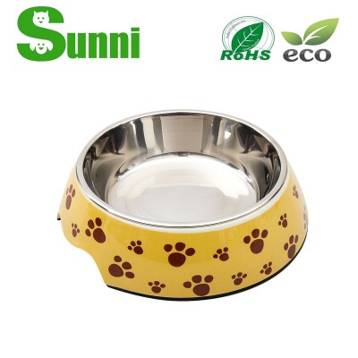 PET best design professional stainless steel pet dog bowl with lid